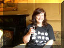 Arlene relaxes in 'The Drovers Arms'