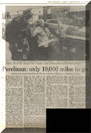 Perelman: only 10,000 miles to go - Sunday Times September 3 1978