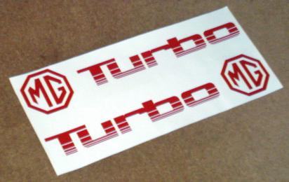 MG Montego Turbo door decal