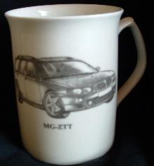 Grey MG ZT-T Mug