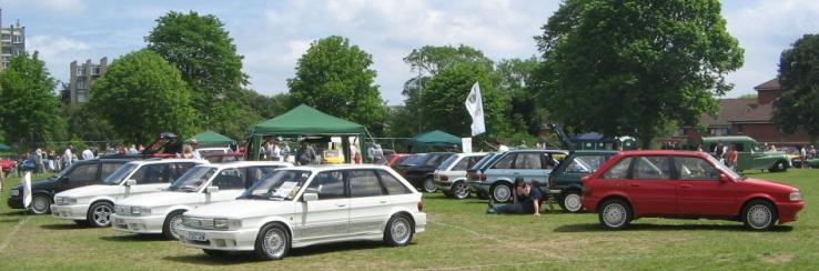 The stand was massive, the cars were awesome and the sun shone all day long!