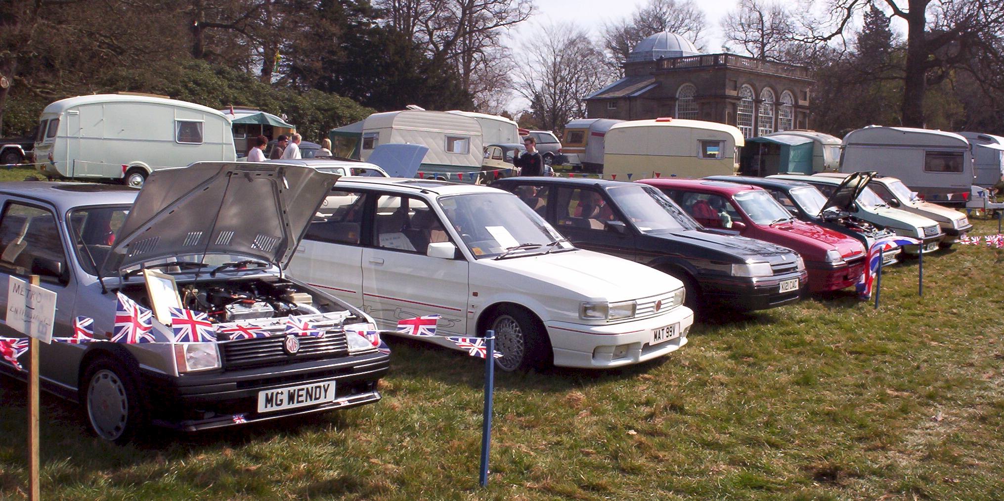 MG 'M' Group cars at Weston Park