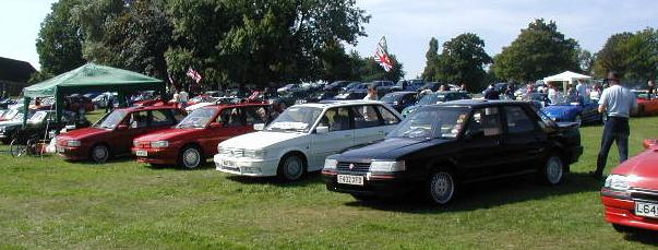 MG 'M' Group cars at Wicksteed Park