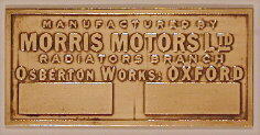 Radiator Tag