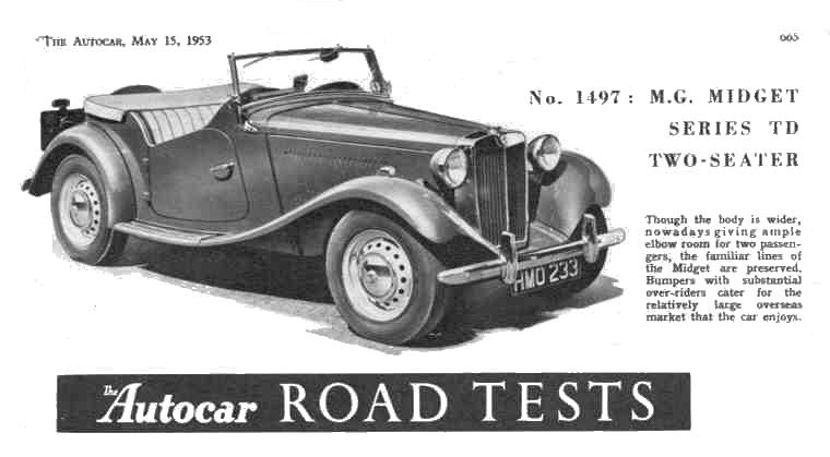 AutoCar Road Test 1497