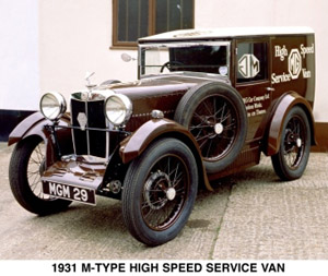 1931 M-Type High Speed Service Van
