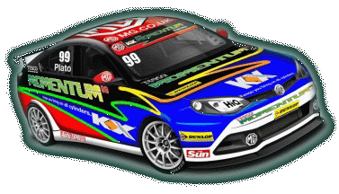 Artist's impression of MG's 2012 BTCC car