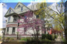 Higtstown NJ — ornate colonial homes and Dogwoods