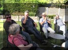 Barbara Marlies, Henri, Neil, Peter relaxing at Guilliers