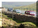 Bernard, Andrew C and Keith line up at 1,500 ft by The Buttertubs