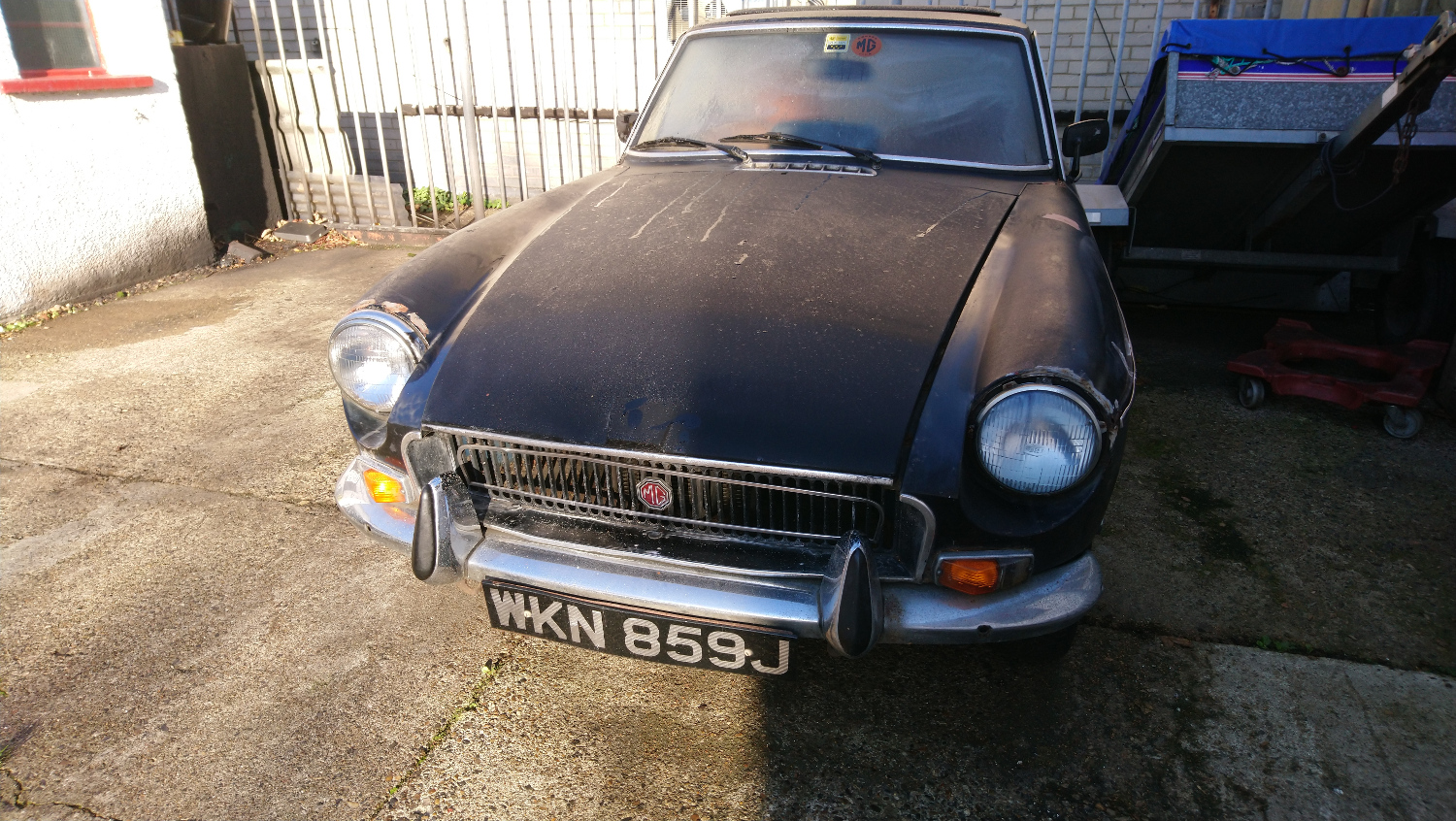 1971/2 Teal Blue MGB GT