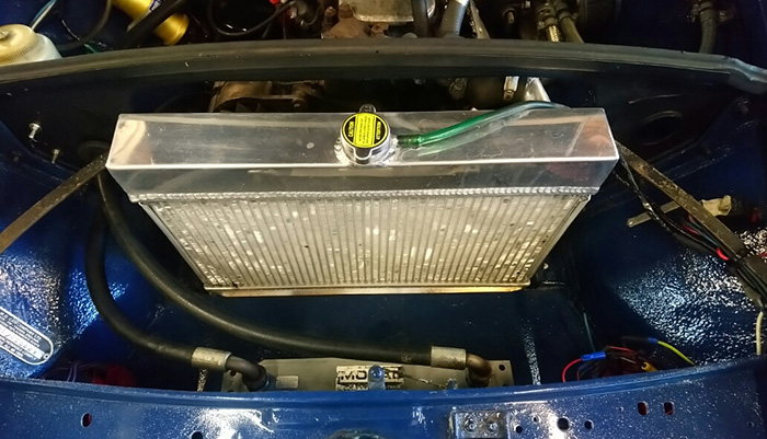 Aluminium radiator upgrade