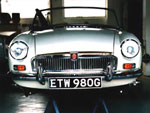 White MGB