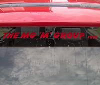 MG 'M' Group Sticker on a Metro GTi