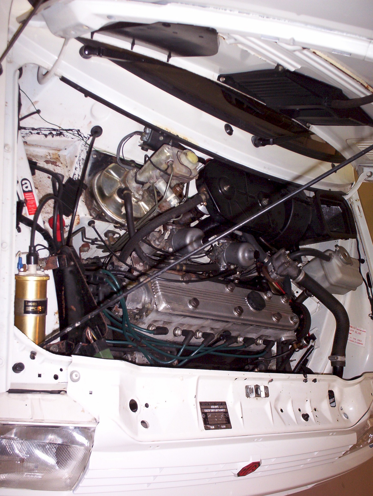MG Metro Turbo with Development Engine