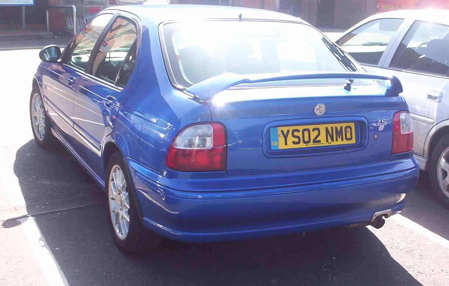 MG ZS Blue