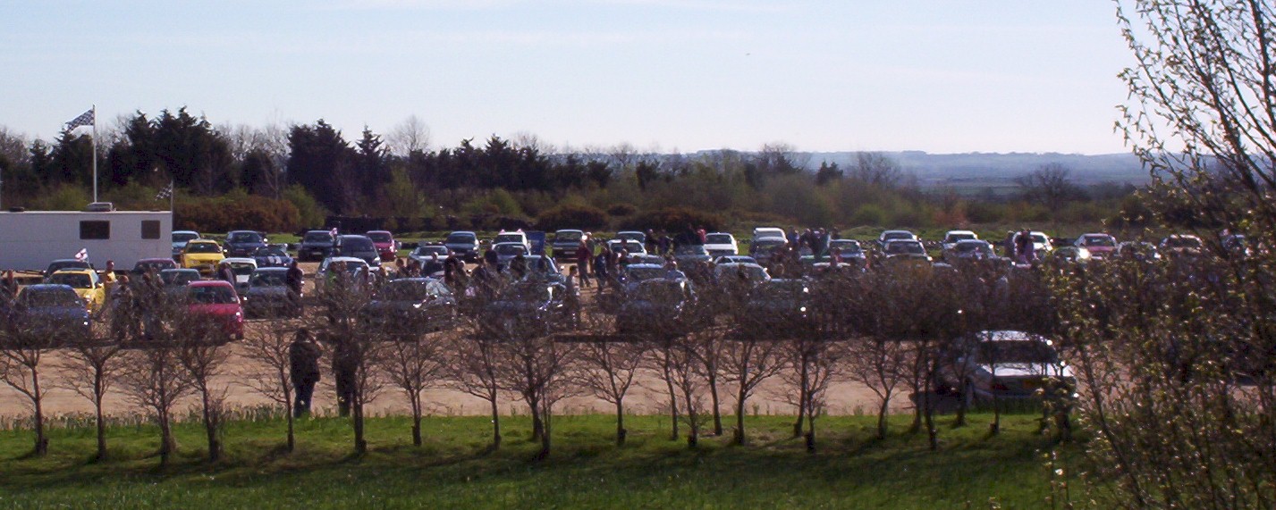 carpark fills up quickly