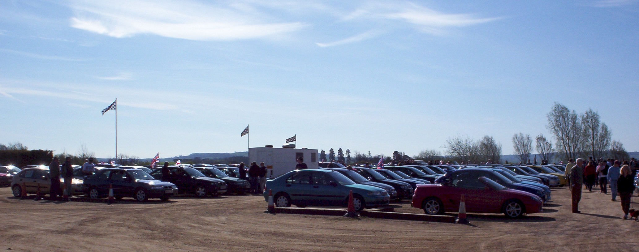 Part of the supporters' carpark 