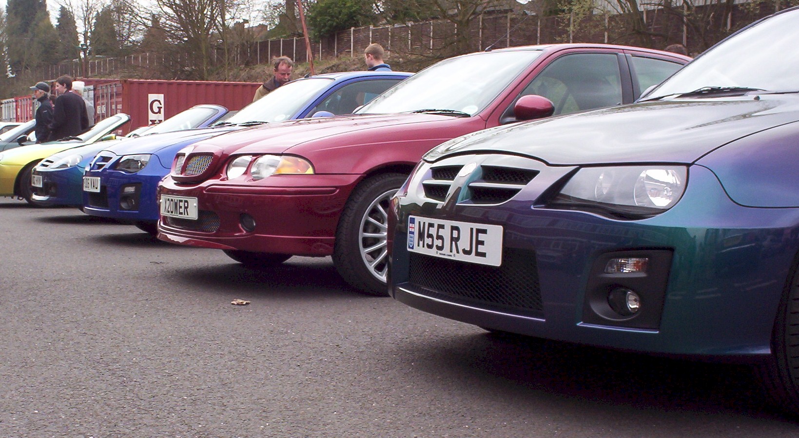 Monograms line-up to PowerTrain carpark