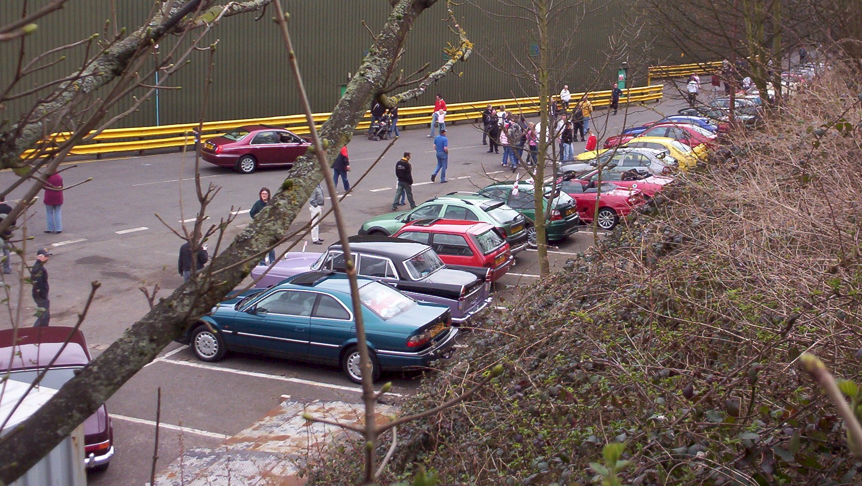 Cars of all ages came and over ran the PowerTrain carpark.