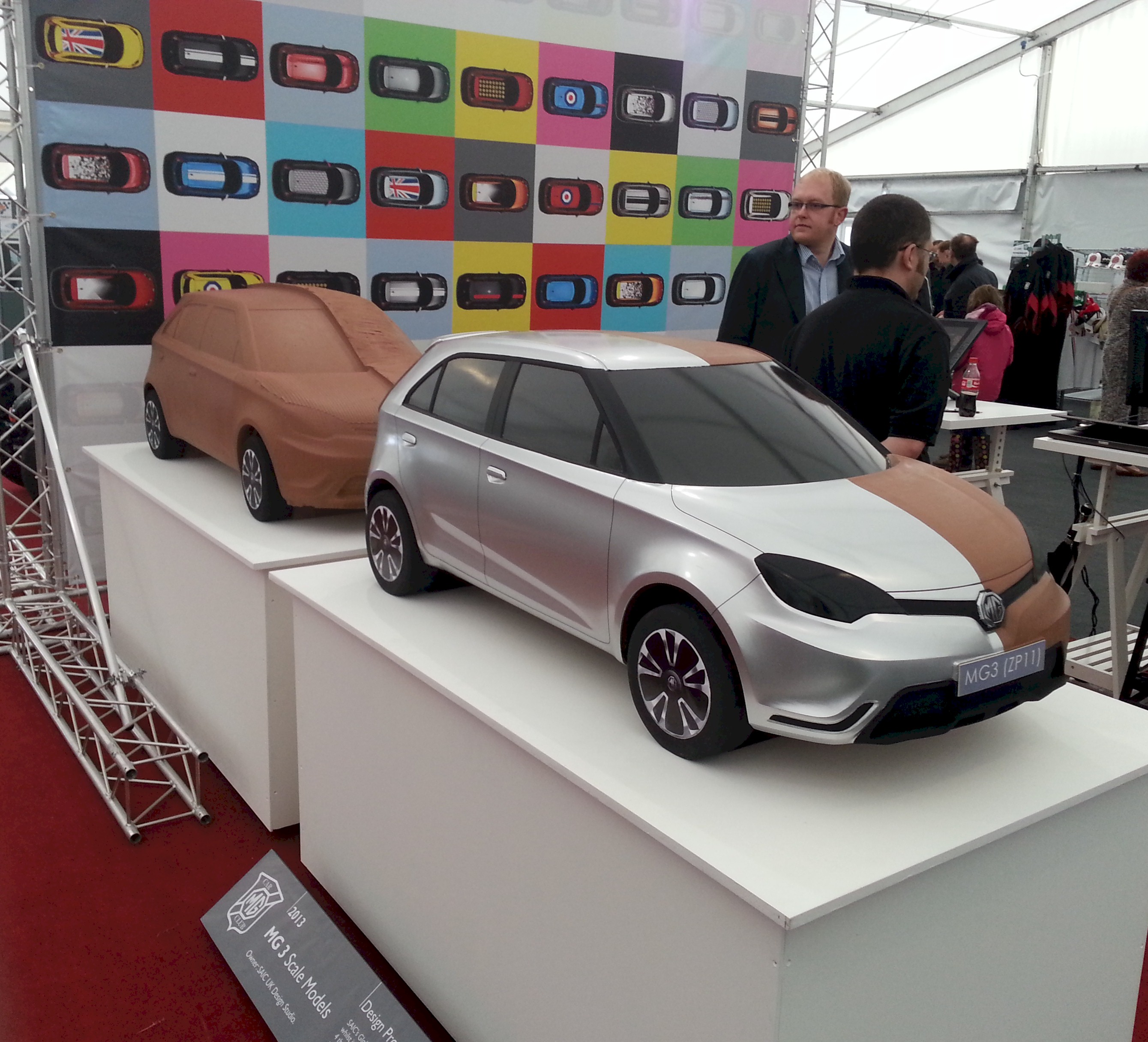 MG3 design scale models