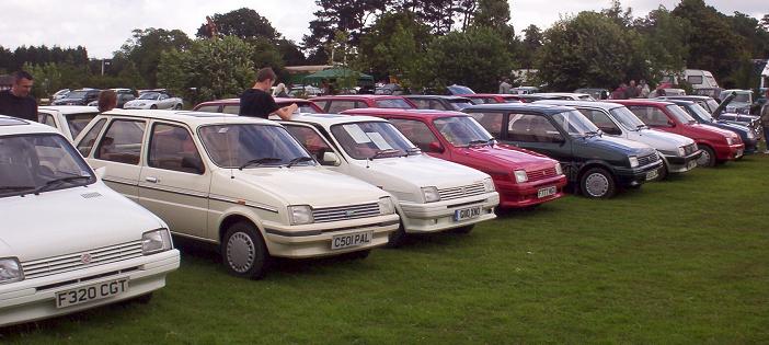 MG Metro 25th Anniversary Display