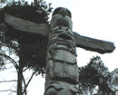 Totem pole in the Enchanted Forest